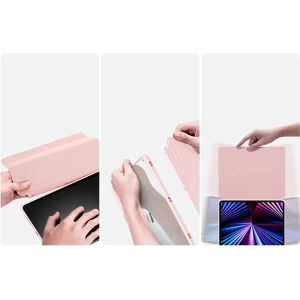 Hurtownia GSM - Dux Ducis Magi tok Apple iPad Air 10.9 2020 (4. generáció)/iPad Pro 11 2018/2020/2021 (1., 2., 3. generáció) ceruza tartó rózsaszín - DDS1238 - {ean13} - Hurt