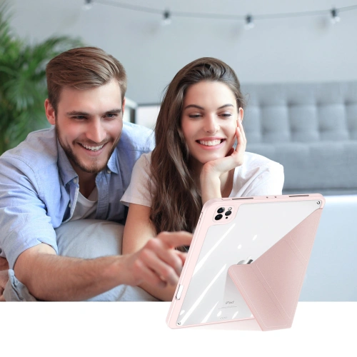 Etui Dux Ducis Magi Apple iPad Air 10.9 2020 (4 gen)/iPad Pro 11 2018/2020/2021 (1, 2, 3 gen) Pencil holder różowy