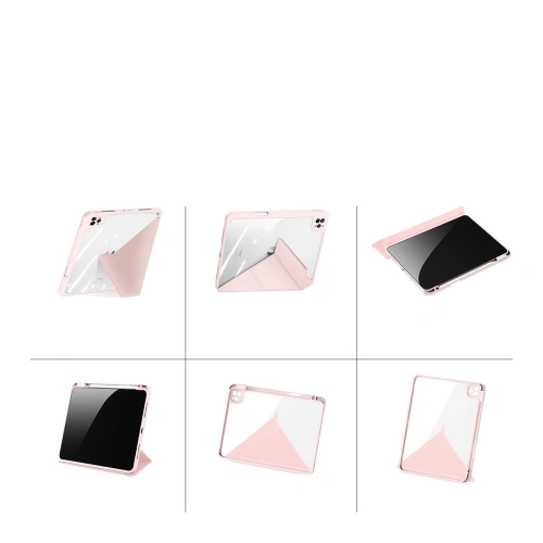 Etui Dux Ducis Magi Apple iPad Air 10.9 2020 (4 gen)/iPad Pro 11 2018/2020/2021 (1, 2, 3 gen) Pencil holder różowy