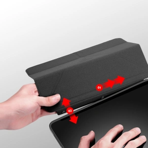 Hurtownia GSM - Dux Ducis Magi tok Apple iPad Air 10.9 2020 (4. generáció)/iPad Pro 11 2018/2020/2021 (1., 2., 3. generáció) ceruza tartó rózsaszín - DDS1238 - {ean13} - Hurt