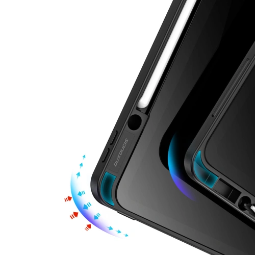 Etui Dux Ducis Magi Apple iPad Pro 12.9 2018/2020/2021 (3., 4. i 5. generacji) Pencil holder czarny