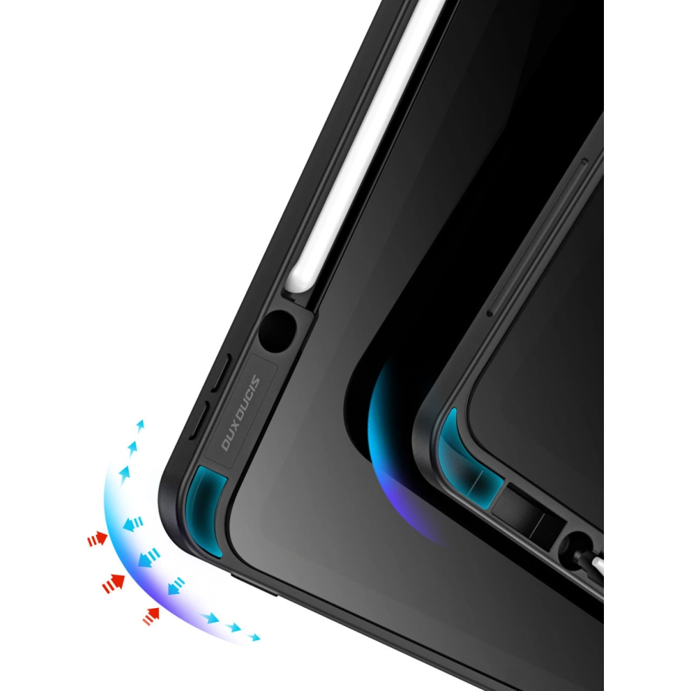 Hurtownia GSM - Etui Dux Ducis Magi Apple iPad Pro 12.9 2018/2020/2021 (a 3-a, a 4-a și a 5-a generație) suport pentru creion negru - DDS1239 - {ean13} - Hurt