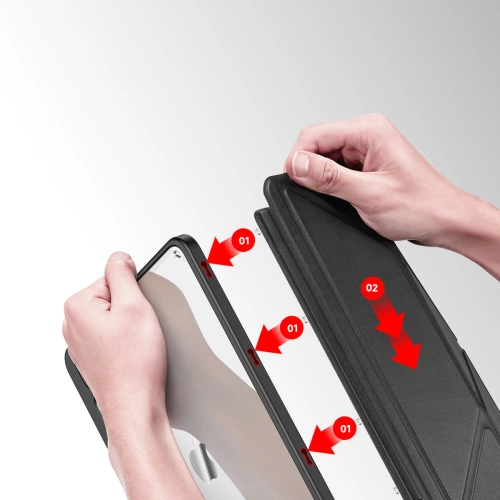 Etui Dux Ducis Magi Apple iPad Pro 12.9 2018/2020/2021 (3., 4. i 5. generacji) Pencil holder czarny