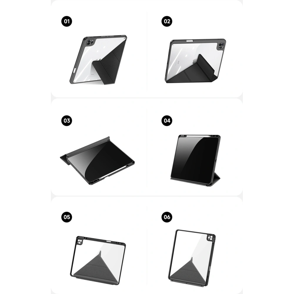 Hurtownia GSM - Etui Dux Ducis Magi Apple iPad Pro 12.9 2018/2020/2021 (a 3-a, a 4-a și a 5-a generație) suport pentru creion negru - DDS1239 - {ean13} - Hurt