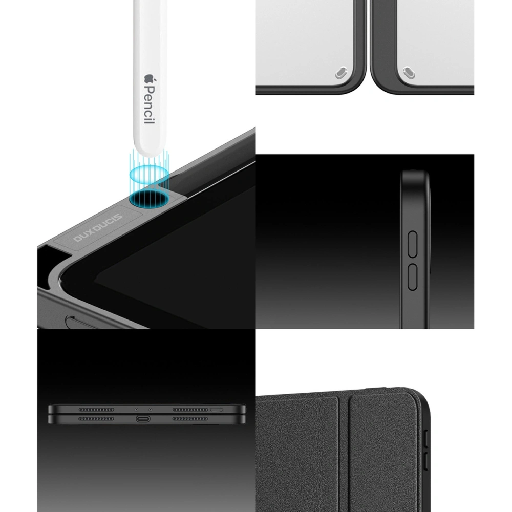 Hurtownia GSM - Etui Dux Ducis Magi Apple iPad Pro 12.9 2018/2020/2021 (a 3-a, a 4-a și a 5-a generație) suport pentru creion negru - DDS1239 - {ean13} - Hurt