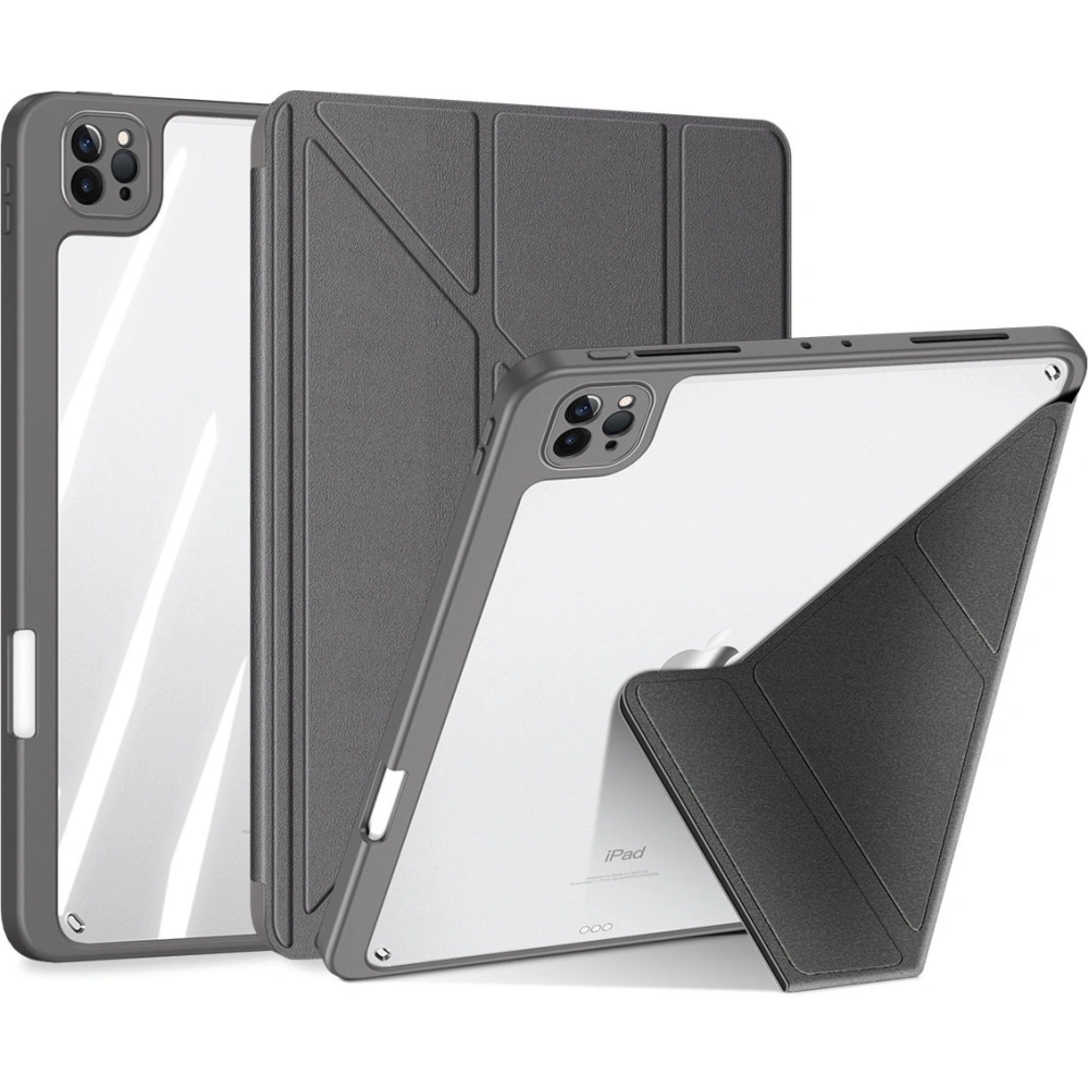 Hurtownia GSM - Etui Dux Ducis Magi Apple iPad Pro 12.9 2018/2020/2021 (3., 4. és 5. generáció) Ceruza tartó szürke - DDS1240 - {ean13} - Hurt