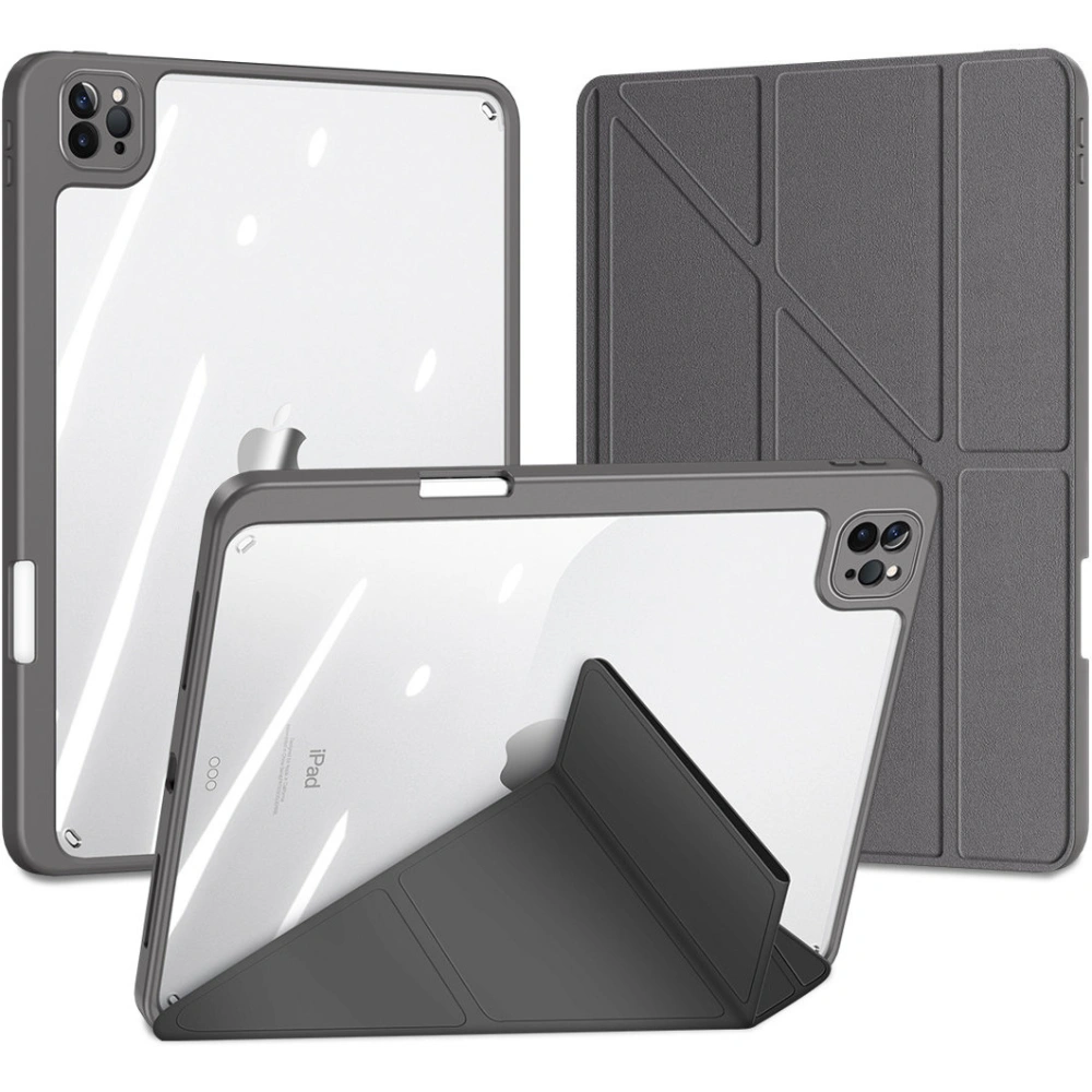 Hurtownia GSM - Dux Ducis Magi Case für Apple iPad Pro 12.9 2018/2020/2021 (3., 4. und 5. Generation) mit Stifthalter in Grau - DDS1240 - {ean13} - Hurt