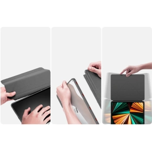 Hurtownia GSM - Etui Dux Ducis Magi Apple iPad Pro 12.9 2018/2020/2021 (3., 4. és 5. generáció) Ceruza tartó szürke - DDS1240 - {ean13} - Hurt