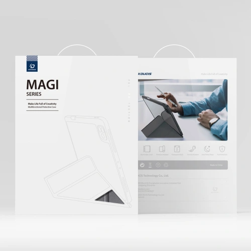 Etui Dux Ducis Magi Apple iPad Pro 12.9 2018/2020/2021 (3., 4. i 5. generacji) Pencil holder szary