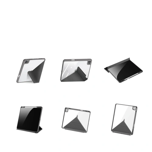 Etui Dux Ducis Magi Apple iPad Pro 12.9 2018/2020/2021 (3., 4. i 5. generacji) Pencil holder szary