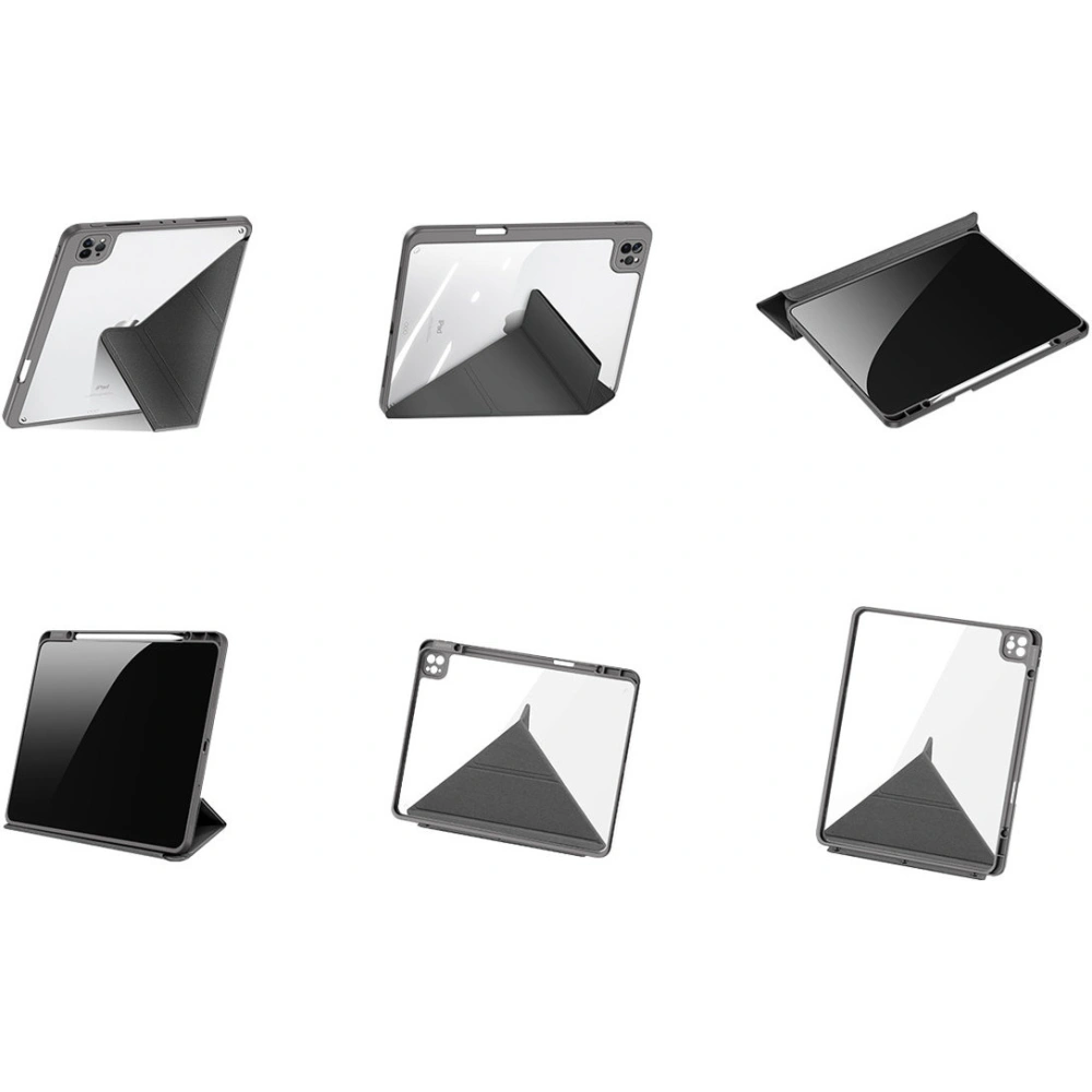 Hurtownia GSM - Etui Dux Ducis Magi Apple iPad Pro 12.9 2018/2020/2021 (3., 4. és 5. generáció) Ceruza tartó szürke - DDS1240 - {ean13} - Hurt