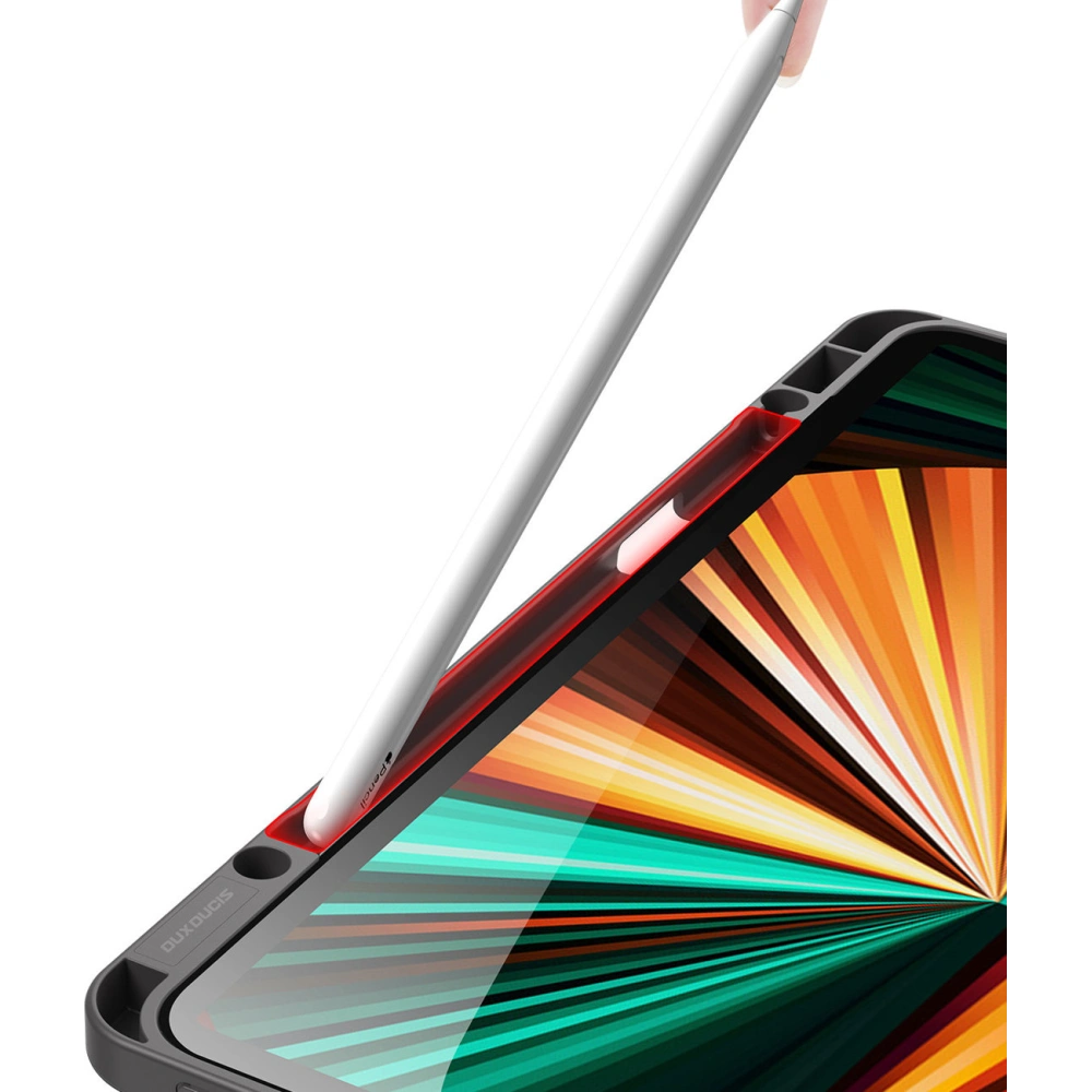 Hurtownia GSM - Dux Ducis Magi Case für Apple iPad Pro 12.9 2018/2020/2021 (3., 4. und 5. Generation) mit Stifthalter in Grau - DDS1240 - {ean13} - Hurt