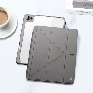 Hurtownia GSM - Etui Dux Ducis Magi Apple iPad Pro 12.9 2018/2020/2021 (3., 4. és 5. generáció) Ceruza tartó szürke - DDS1240 - {ean13} - Hurt