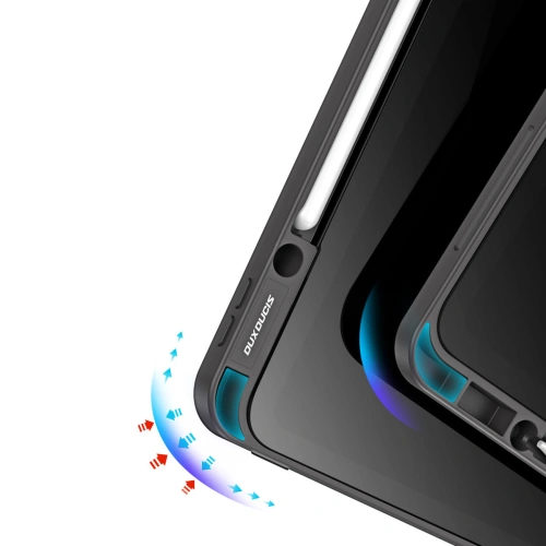 Etui Dux Ducis Magi Apple iPad Pro 12.9 2018/2020/2021 (3., 4. i 5. generacji) Pencil holder szary