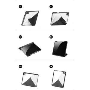 Hurtownia GSM - Etui Dux Ducis Magi Apple iPad Pro 12.9 2018/2020/2021 (3., 4. és 5. generáció) Ceruza tartó szürke - DDS1240 - {ean13} - Hurt