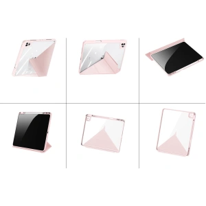 Hurtownia GSM - Etui Dux Ducis Magi Apple iPad Pro 12.9 2018/2020/2021 (3., 4. și 5. generație) suport pentru Pencil roz - DDS1241 - {ean13} - Hurt