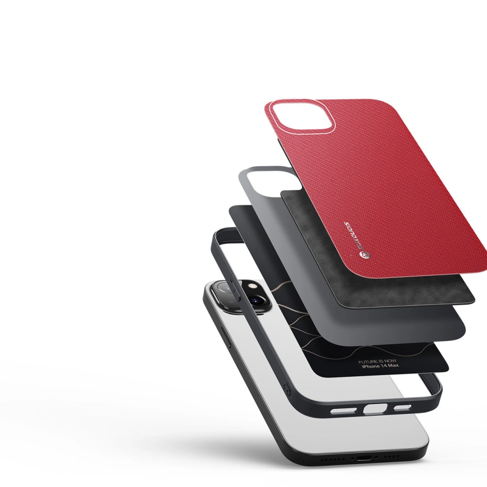 Hurtownia GSM - Dux Ducis Fino Case für Apple iPhone 14 Plus / 15 Plus rot - DDS1243 - {ean13} - Hurt