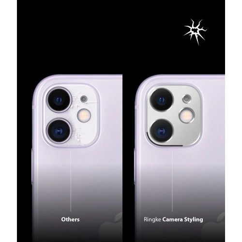 Nakładka Ringke Camera Styling Apple iPhone 11 Silver