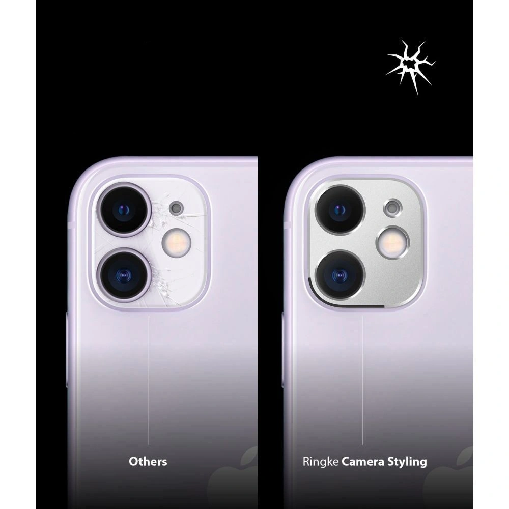 Hurtownia GSM - Nakładka Ringke Camera Styling Apple iPhone 11 Silver - RGK1077SLV - {ean13} - Hurt