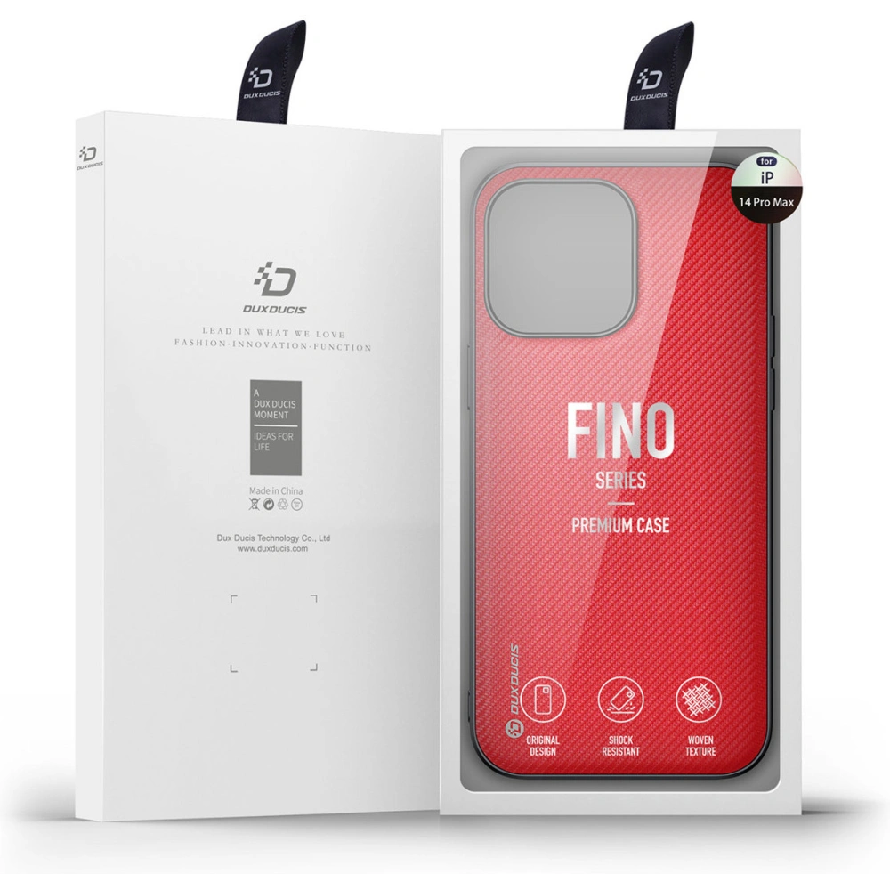 Hurtownia GSM - Dux Ducis Fino Case für Apple iPhone 14 Pro Max rot - DDS1245 - {ean13} - Hurt