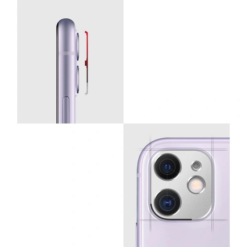 Nakładka Ringke Camera Styling Apple iPhone 11 Silver