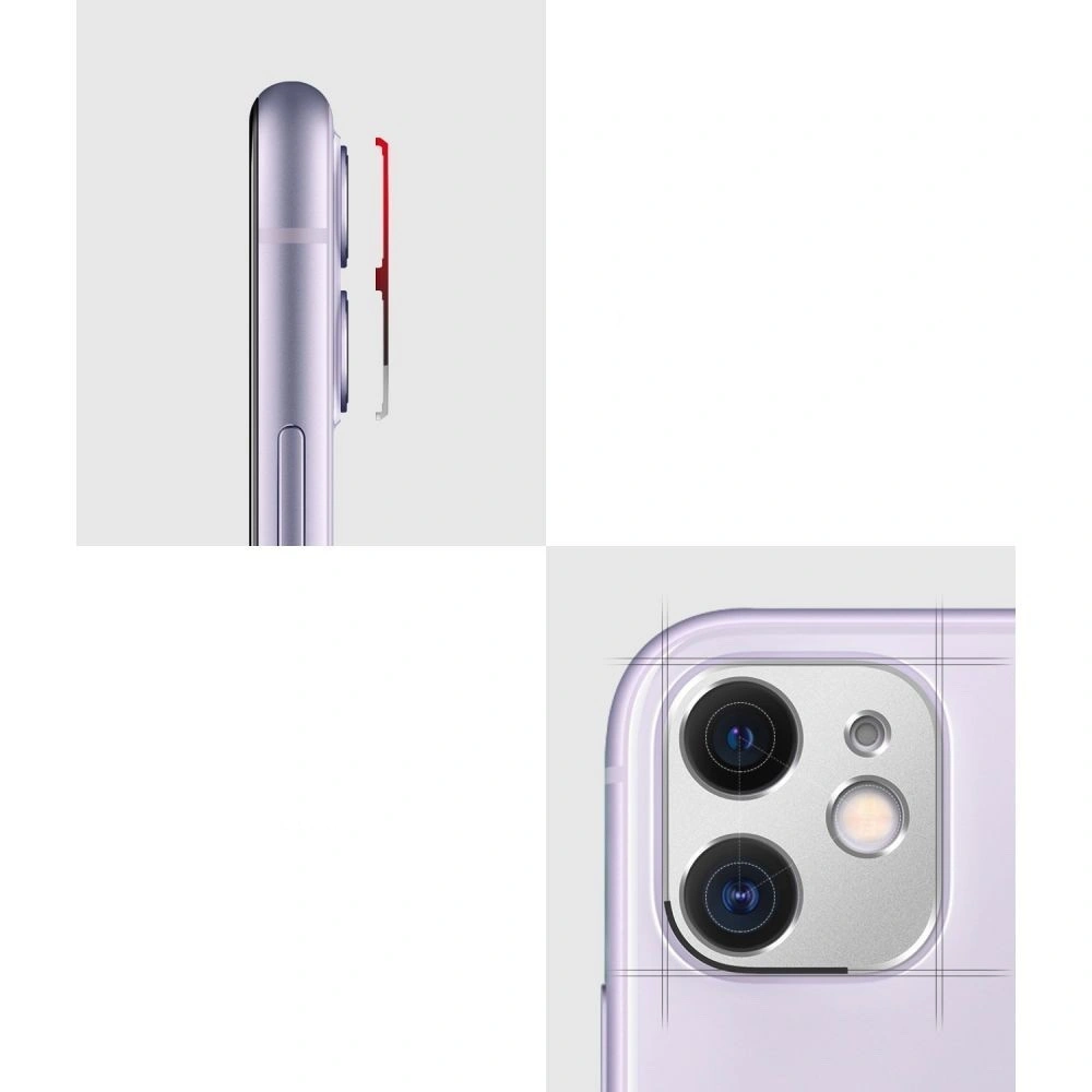 Wholesale Ringke Camera Styling Apple iPhone 11 Silver - RGK1077SLV - {ean13} - Hurt