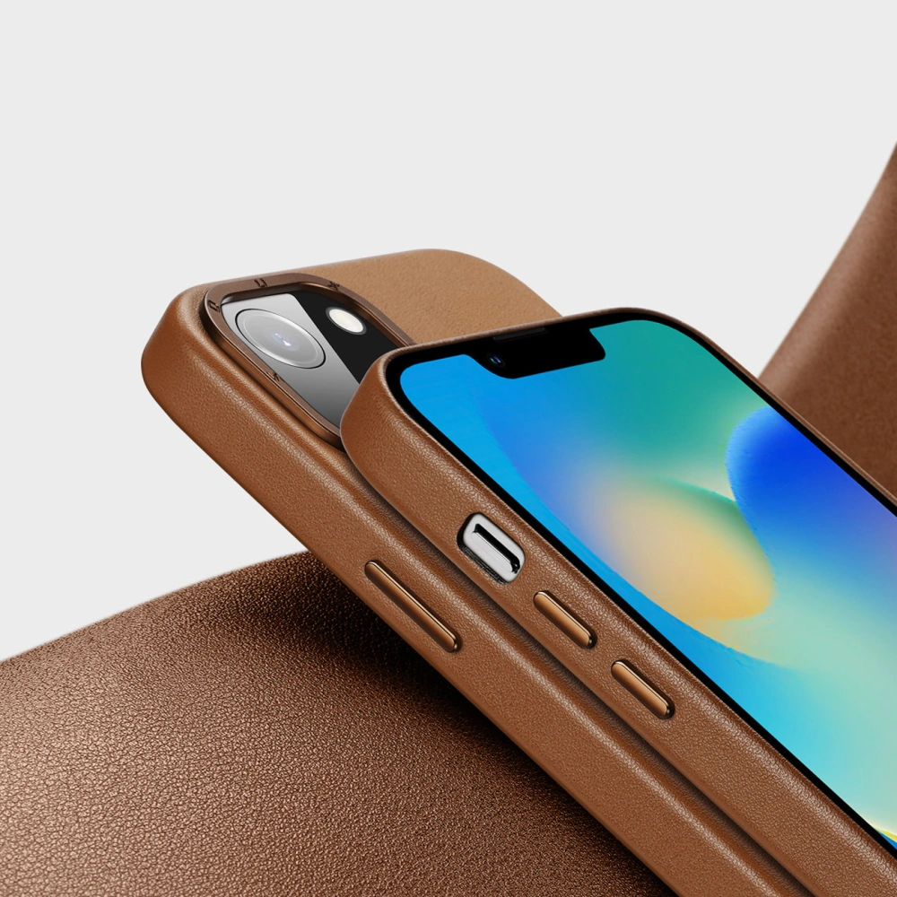 Wholesale Dux Ducis Grit MagSafe Apple iPhone 14 Plus / 15 Plus brown - DDS1250 - {ean13} - Hurt