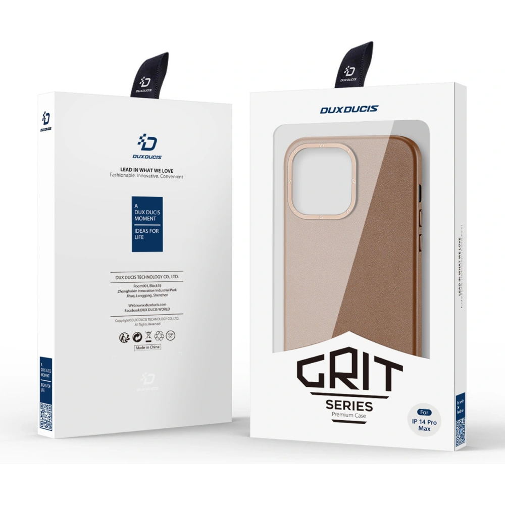 Hurtownia GSM - Case Dux Ducis Grit MagSafe für Apple iPhone 14 Pro Max braun - DDS1256 - {ean13} - Hurt