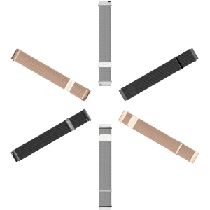 Hurtownia GSM - Pasek Dux Ducis Magnetic Strap Samsung Galaxy Watch/Huawei Watch/Honor Watch/Xiaomi Watch (22mm) argintiu (Versiunea Milanese) - DDS1262 - {ean13} - Hurt