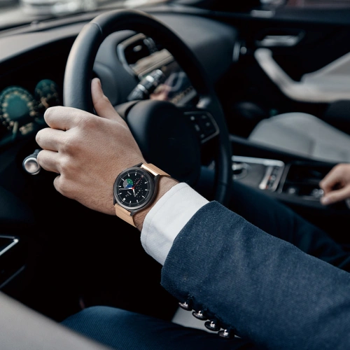 Pasek Dux Ducis Magnetic Strap Samsung Galaxy Watch/Huawei Watch/Honor Watch/Xiaomi Watch (22mm) złoty (Milanese Version)