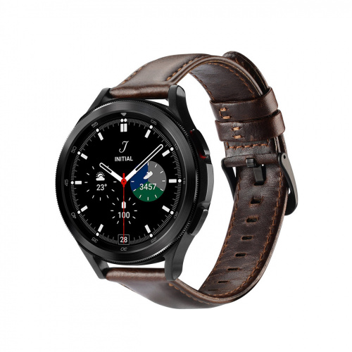 Hurtownia DuxDucis - 6934913036365 - DDS1265 - Pasek Dux Ducis Leather Strap Samsung Galaxy Watch/Huawei Watch/Honor Watch (20mm) ciemnobrązowy (Business Version) - B2B homescreen