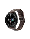 Pasek Dux Ducis Leather Strap Samsung Galaxy Watch/Huawei Watch/Honor Watch (20mm) tmavě hnědý (Business Version)