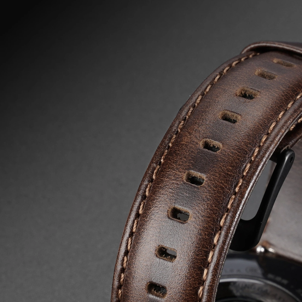 Hurtownia GSM - Pasek Dux Ducis Leather Strap Samsung Galaxy Watch/Huawei Watch/Honor Watch (20mm) ciemnobrązowy (Business Version) - DDS1265 - {ean13} - Hurt