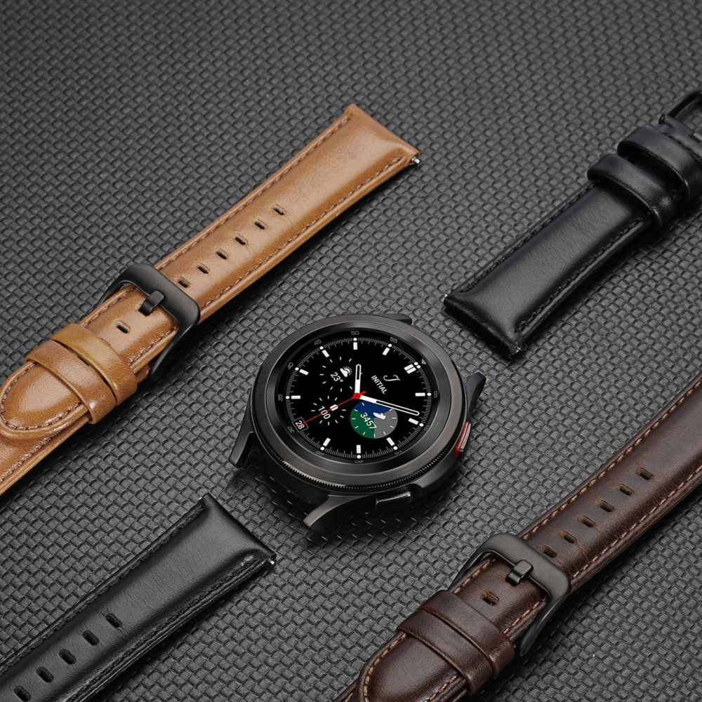Hurtownia GSM - Pasek Dux Ducis Leather Strap Samsung Galaxy Watch/Huawei Watch/Honor Watch (20mm) hnědý (Business Version) - DDS1266 - {ean13} - Hurt