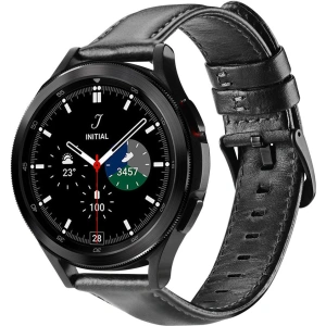 Hurtownia GSM - Pasek Dux Ducis din piele Samsung Galaxy Watch/Huawei Watch/Honor Watch/Xiaomi Watch (22mm) negru (Versiunea Business) - DDS1267 - {ean13} - Hurt