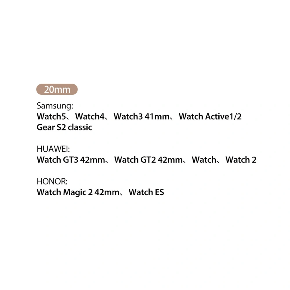Hurtownia GSM - Dux Ducis Bőr Pánt Samsung Galaxy Órához/Huawei Órához/Honor Órához (20mm) barna (Üzleti Verzió) - DDS1266 - {ean13} - Hurt