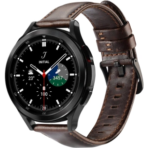 Hurtownia GSM - Pasek Dux Ducis din piele Samsung Galaxy Watch/Huawei Watch/Honor Watch/Xiaomi Watch (22mm) maro închis (Versiunea Business) - DDS1268 - {ean13} - Hurt