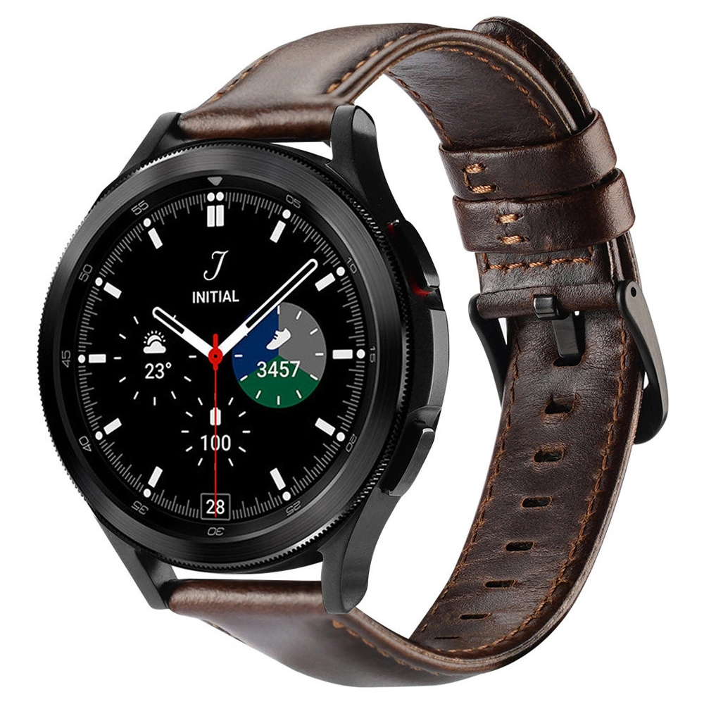Hurtownia GSM - Pasek Dux Ducis Leather Strap Samsung Galaxy Watch/Huawei Watch/Honor Watch/Xiaomi Watch (22mm) ciemnobrązowy (Business Version) - DDS1268 - {ean13} - Hurt