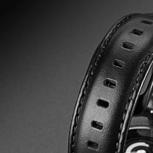 Pasek Dux Ducis Leather Strap Samsung Galaxy Watch/Huawei Watch/Honor Watch/Xiaomi Watch (22mm) czarny (Business Version)