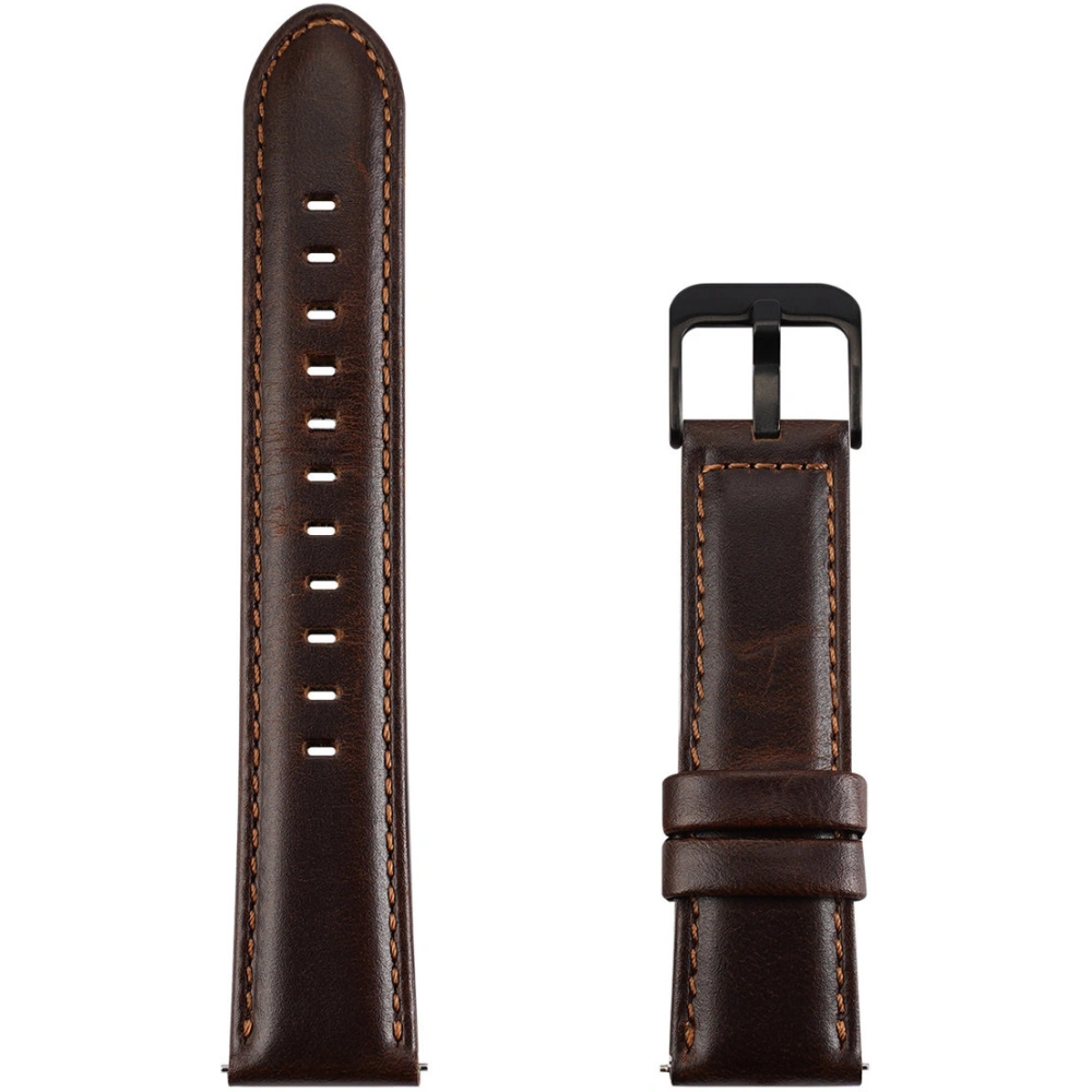 Wholesale Dux Ducis Leather Strap Samsung Galaxy Watch/Huawei Watch/Honor Watch/Xiaomi Watch (22mm) dark brown (Business Version) - DDS1268 - {ean13} - Hurt
