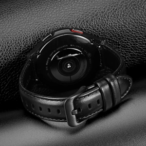 Hurtownia GSM - Pasek Dux Ducis din piele Samsung Galaxy Watch/Huawei Watch/Honor Watch/Xiaomi Watch (22mm) negru (Versiunea Business) - DDS1267 - {ean13} - Hurt