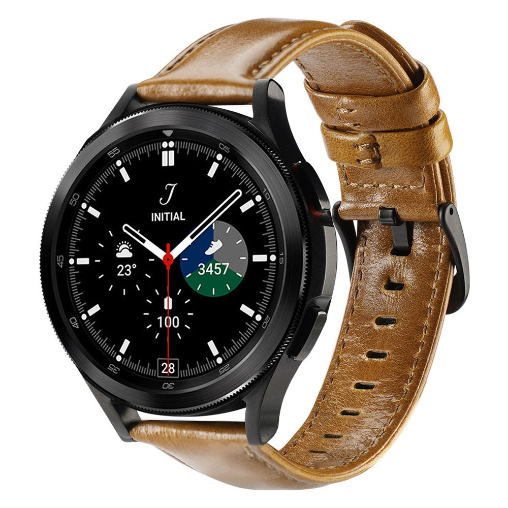 Hurtownia GSM - Pasek Dux Ducis Leather Strap Samsung Galaxy Watch/Huawei Watch/Honor Watch/Xiaomi Watch (22mm) brązowy (Business Version) - DDS1269 - {ean13} - Hurt
