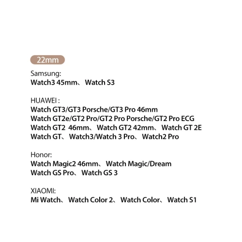 Pasek Dux Ducis Leather Strap Samsung Galaxy Watch/Huawei Watch/Honor Watch/Xiaomi Watch (22mm) brązowy (Business Version)