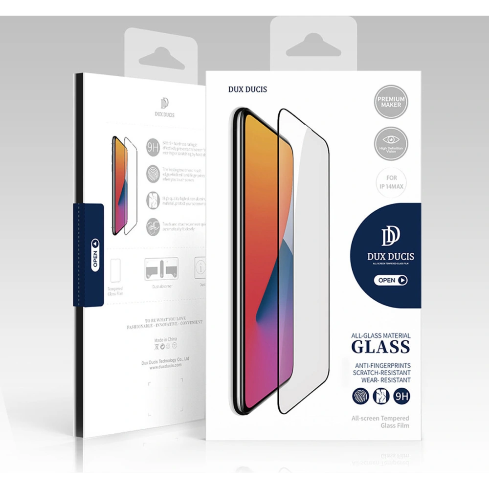 Wholesale Dux Ducis 10D Tempered Glass Apple iPhone 14 Plus / 15 Plus black (case friendly) - DDS1272 - {ean13} - Hurt