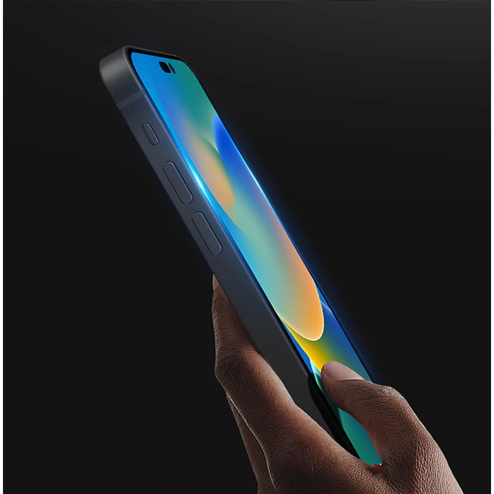 Hurtownia GSM - Edzett üveg Dux Ducis 10D Tempered Glass Apple iPhone 14 Pro fekete (tokbarát) - DDS1271 - {ean13} - Hurt