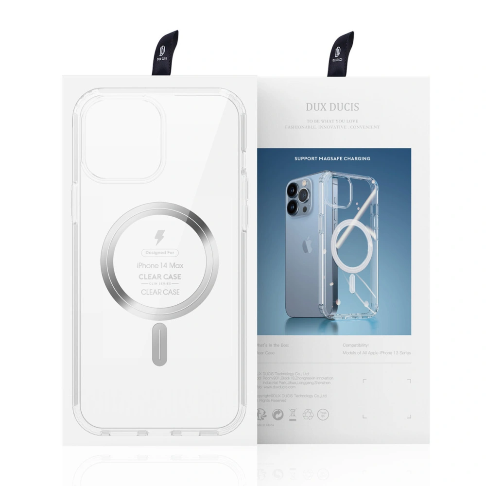 Hurtownia GSM - Etui Dux Ducis Clin MagSafe MagSafe Apple iPhone 14 Plus / 15 Plus průhledný - DDS1275 - {ean13} - Hurt
