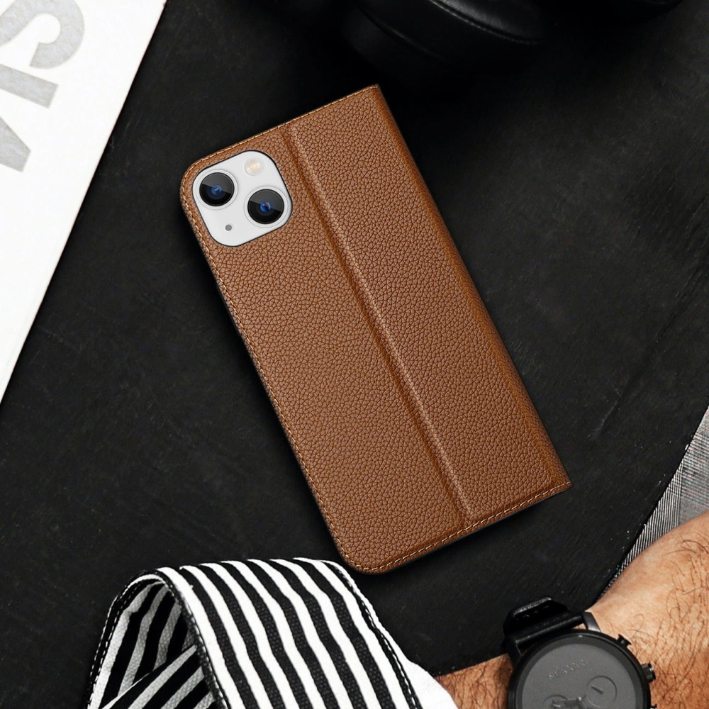 Hurtownia GSM - Etui Etui Dux Ducis Skin X2 Apple iPhone 14 Plus / 15 Plus hnědý - DDS1285 - {ean13} - Hurt
