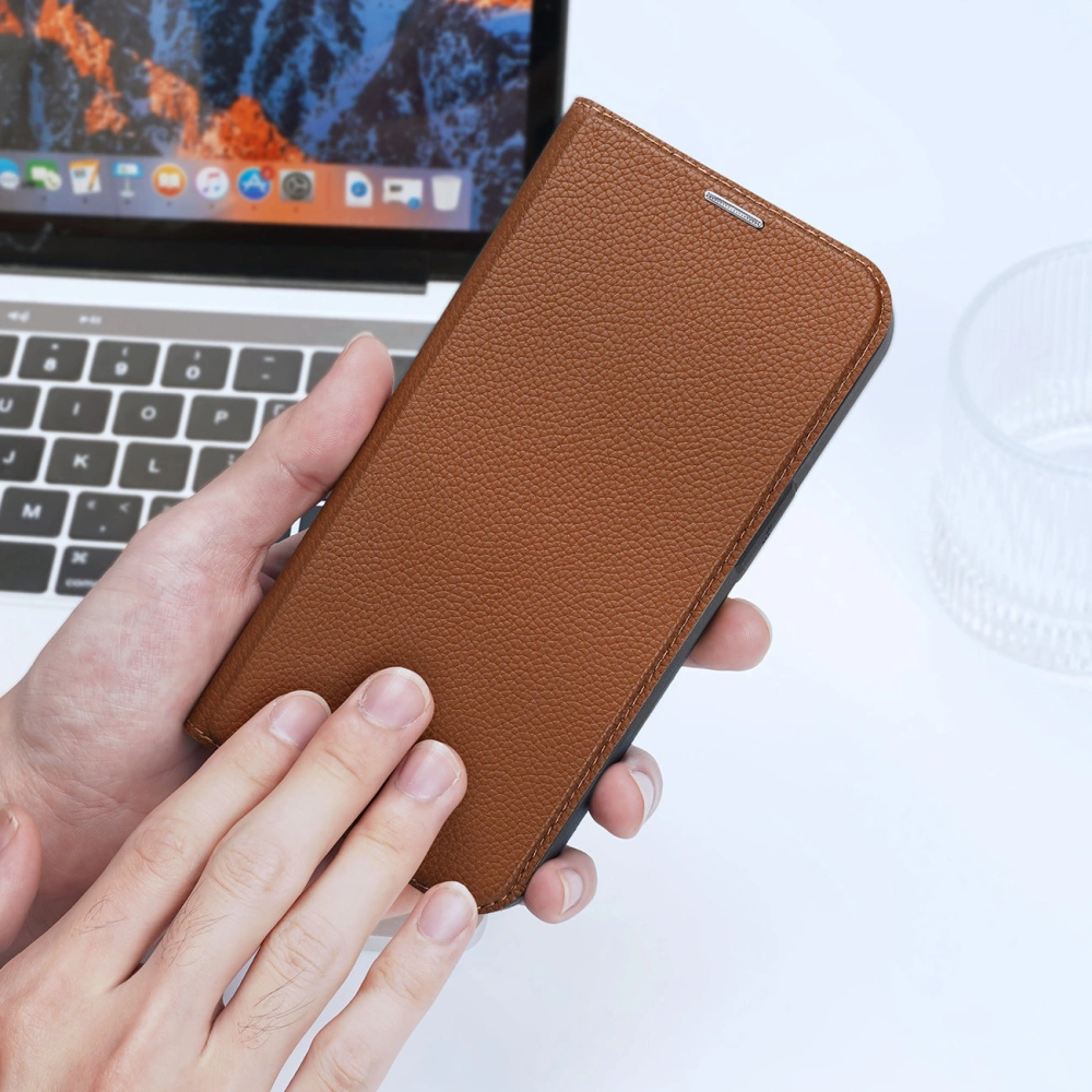 Hurtownia GSM - Etui Etui Dux Ducis Skin X2 Apple iPhone 14 Plus / 15 Plus hnědý - DDS1285 - {ean13} - Hurt