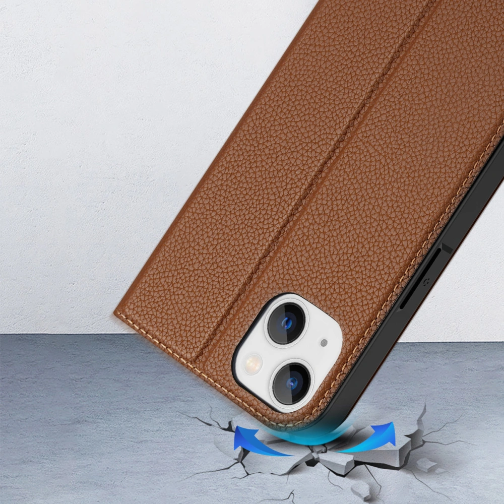 Hurtownia GSM - Etui Etui Dux Ducis Skin X2 Apple iPhone 14 Plus / 15 Plus hnědý - DDS1285 - {ean13} - Hurt