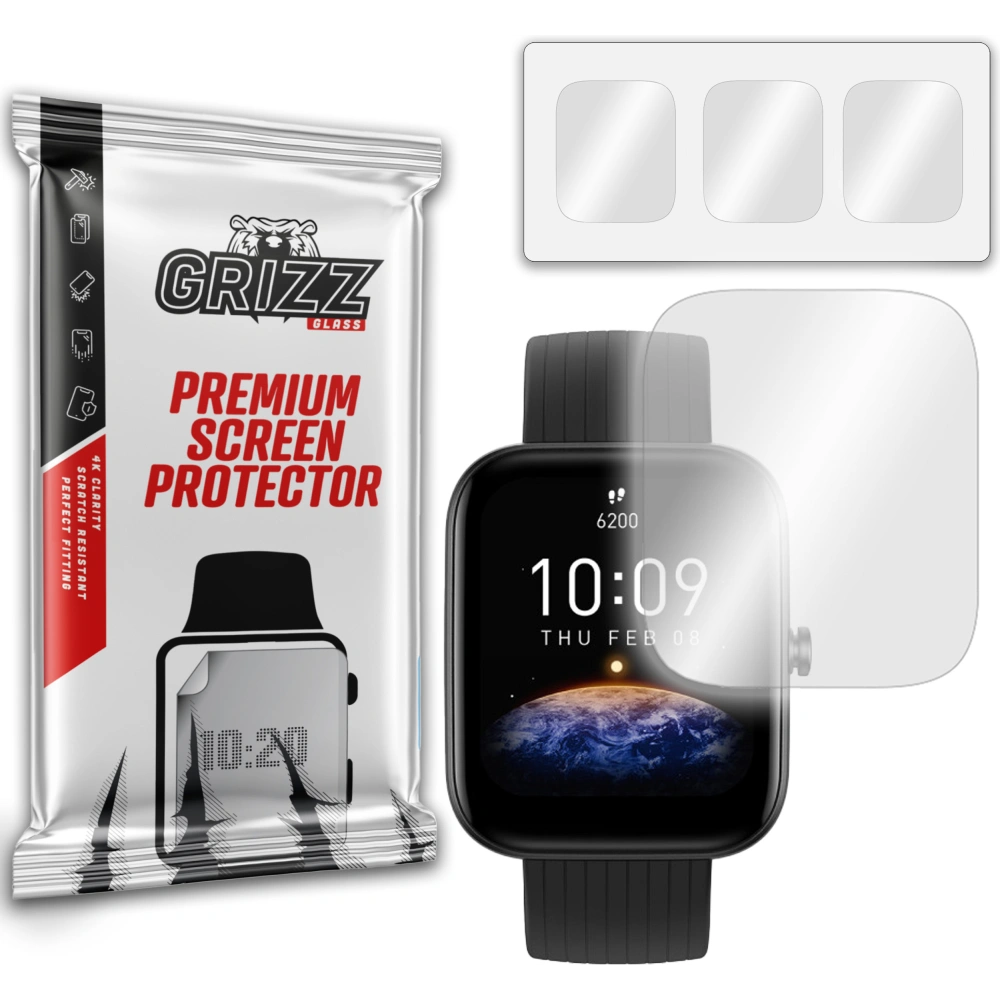 Hurtownia GSM - Folia hydrożelowa GrizzGlass Hydrofilm do Amazfit Bip 3 Pro - GRZ3309 - {ean13} - Hurt